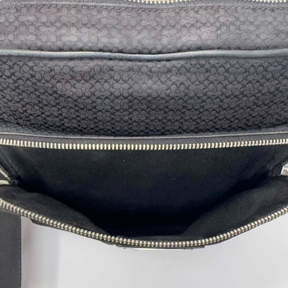 Coach E35-5058 Black Signature Jacquard Flight Bag Crossbody Messenger Y2K - Picture 15 of 15